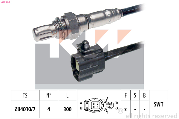 Lambda-sonde KW 497 228