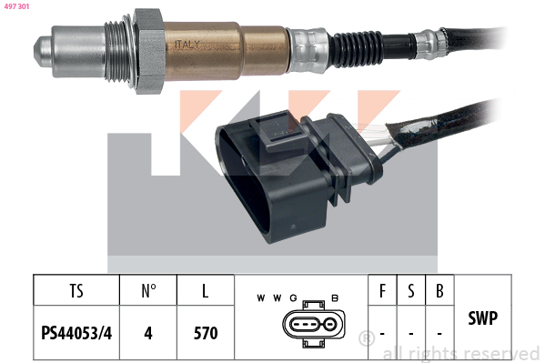 Lambda-sonde KW 497 301