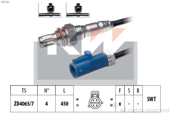 Lambda-sonde KW 497 321