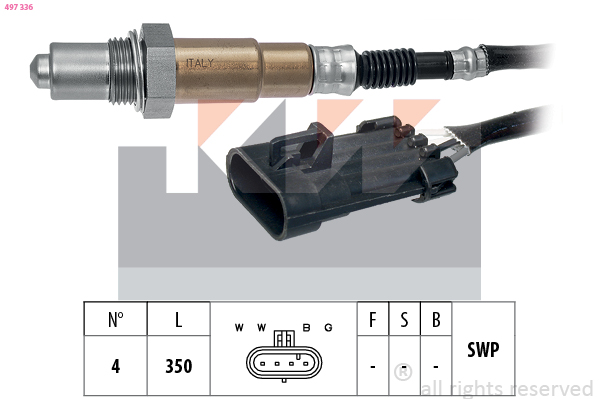 Lambda-sonde KW 497 336