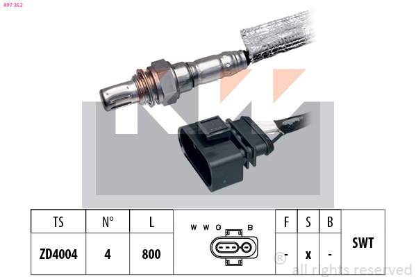 Lambda-sonde KW 497 352