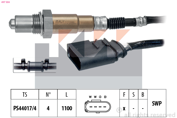 Lambda-sonde KW 497 356