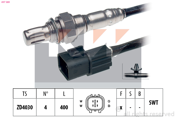 Lambda-sonde KW 497 389