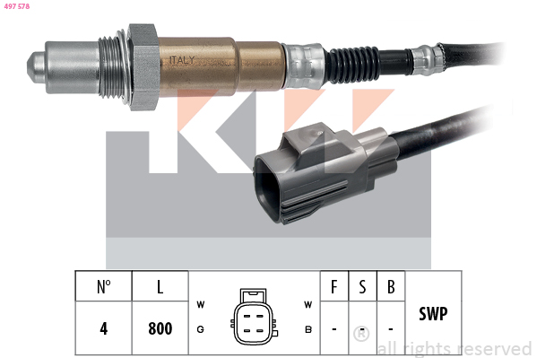 Lambda-sonde KW 497 578