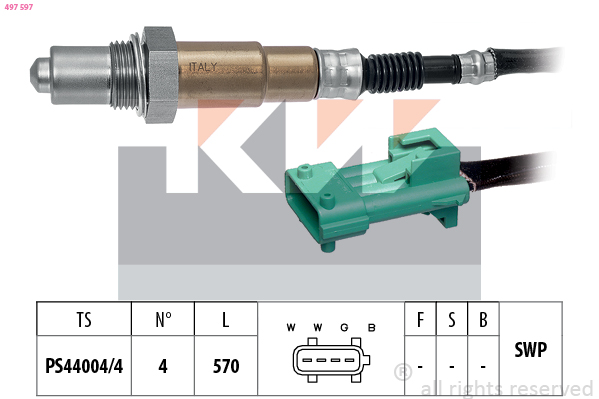 Lambda-sonde KW 497 597