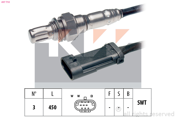 Lambda-sonde KW 497 710