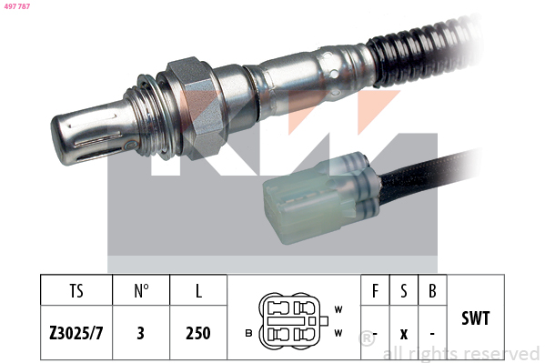 Lambda-sonde KW 497 787