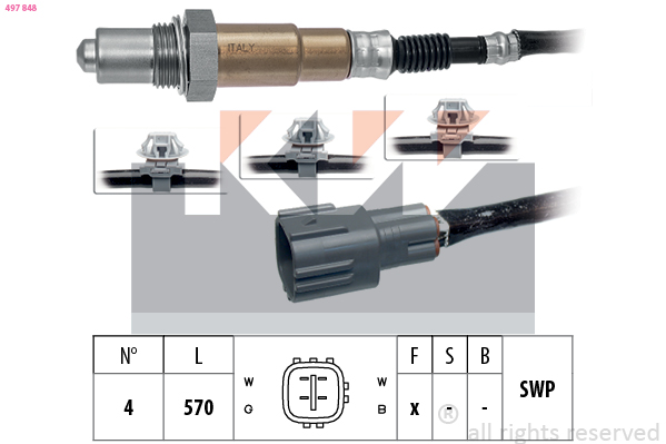 Lambda-sonde KW 497 848