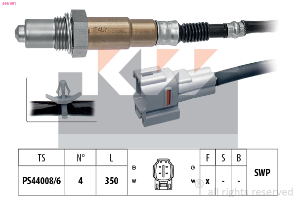 Lambda-sonde KW 498 091