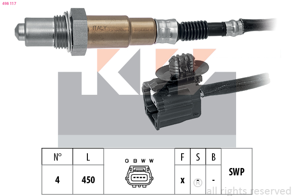 Lambda-sonde KW 498 117