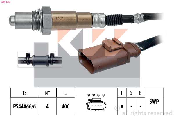 Lambda-sonde KW 498 126
