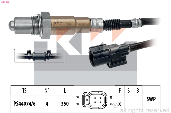 Lambda-sonde KW 498 152