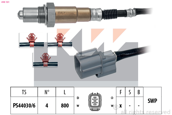 Lambda-sonde KW 498 161