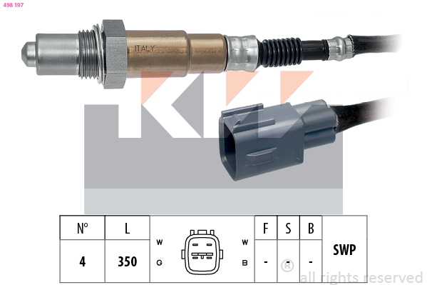 Lambda-sonde KW 498 197