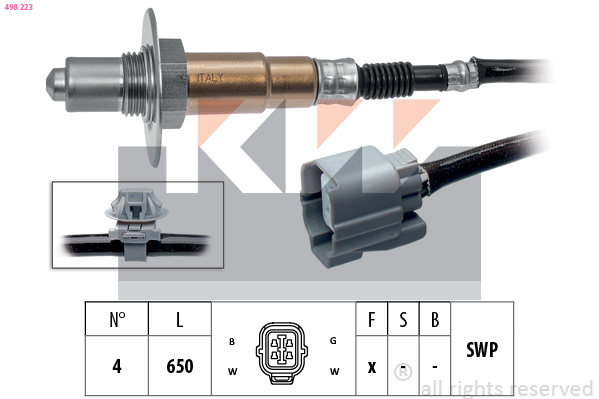 Lambda-sonde KW 498 223