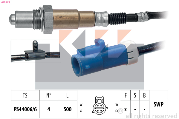 Lambda-sonde KW 498 229