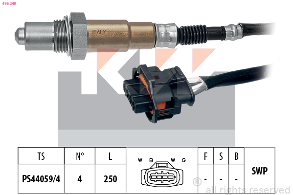 Lambda-sonde KW 498 249