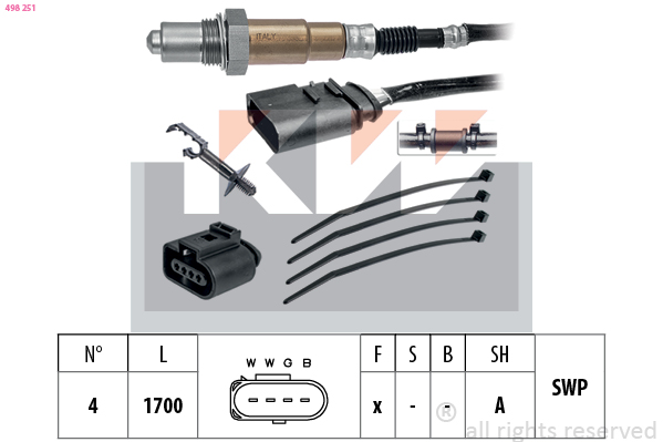 Lambda-sonde KW 498 251