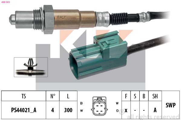 Lambda-sonde KW 498 303