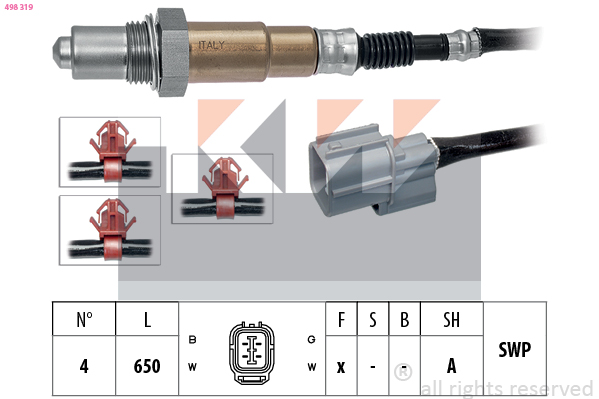 Lambda-sonde KW 498 319
