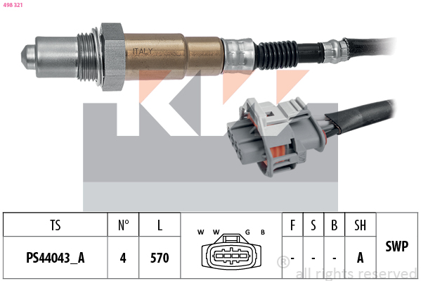 Lambda-sonde KW 498 321