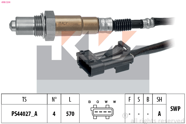 Lambda-sonde KW 498 334