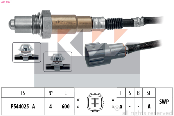 Lambda-sonde KW 498 338