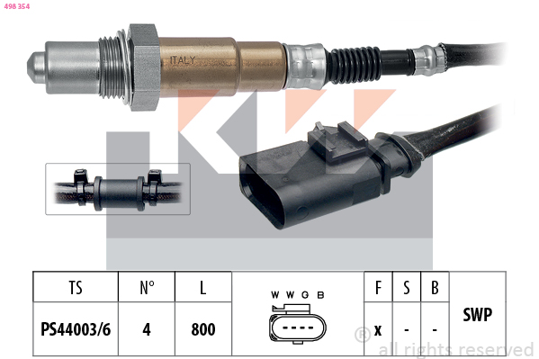 Lambda-sonde KW 498 354