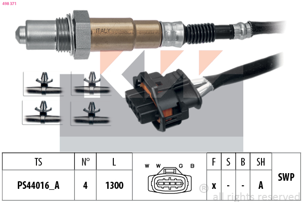Lambda-sonde KW 498 371