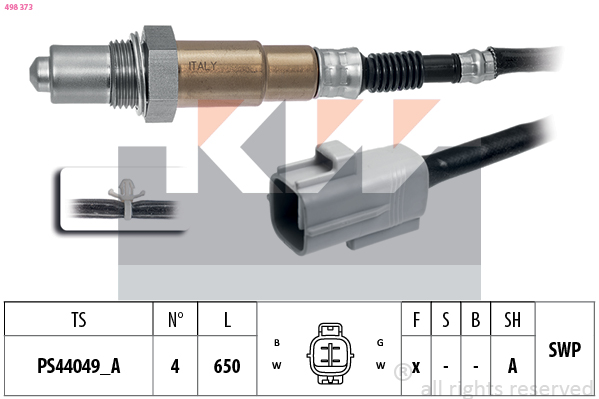 Lambda-sonde KW 498 373