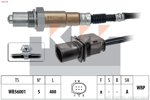 Lambda-sonde KW 498 395