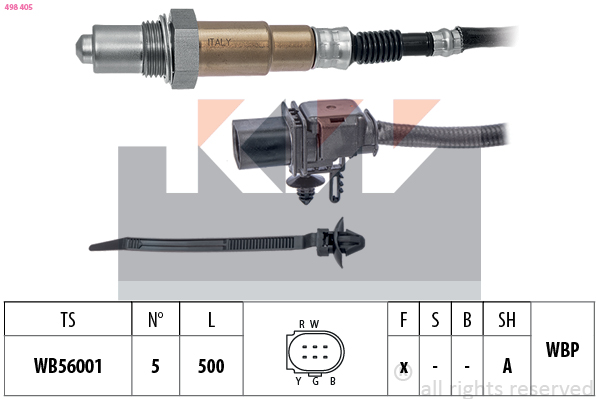 Lambda-sonde KW 498 405