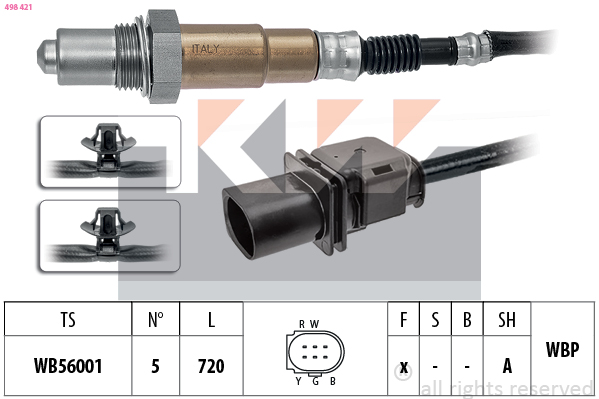 Lambda-sonde KW 498 421