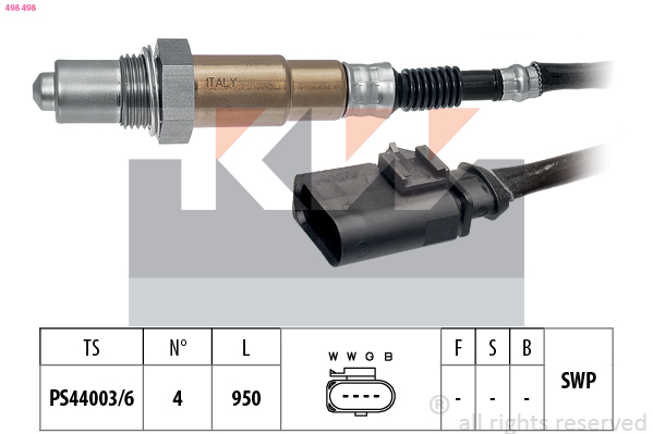 Lambda-sonde KW 498 498