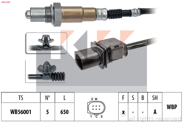 Lambda-sonde KW 498 500