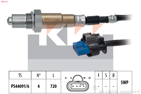 Lambda-sonde KW 498 512