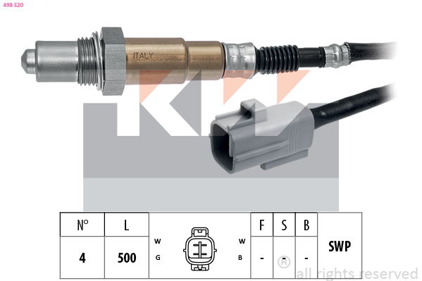 Lambda-sonde KW 498 520