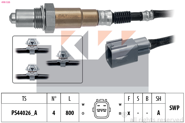 Lambda-sonde KW 498 525