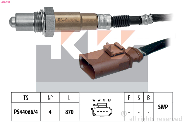 Lambda-sonde KW 498 534