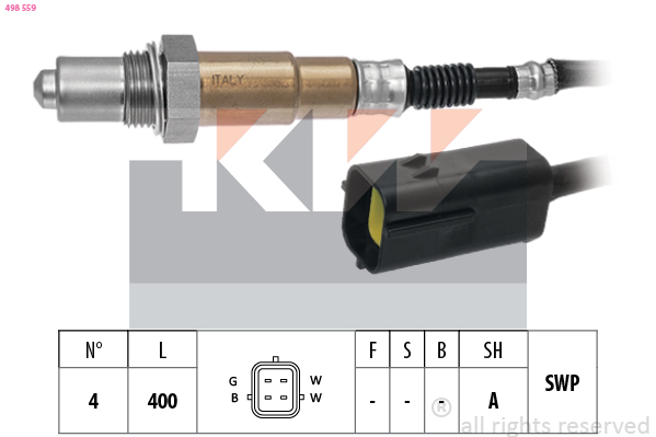 Lambda-sonde KW 498 559