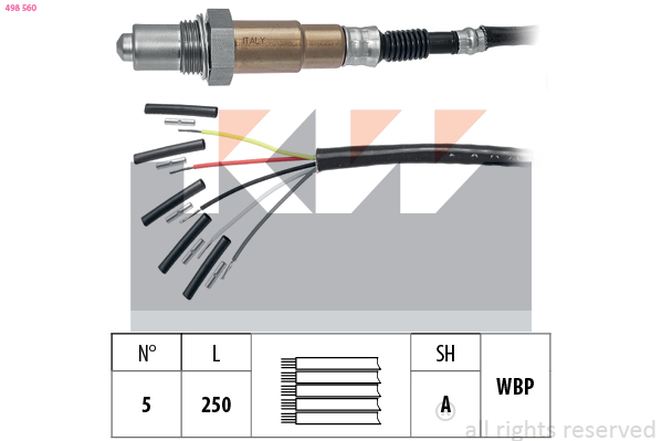 Lambda-sonde KW 498 560