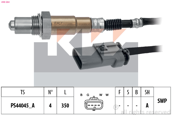 Lambda-sonde KW 498 584