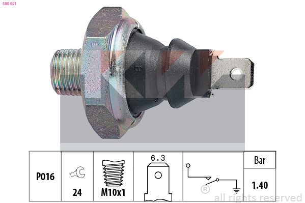 Oliedrukschakelaar KW 500 051