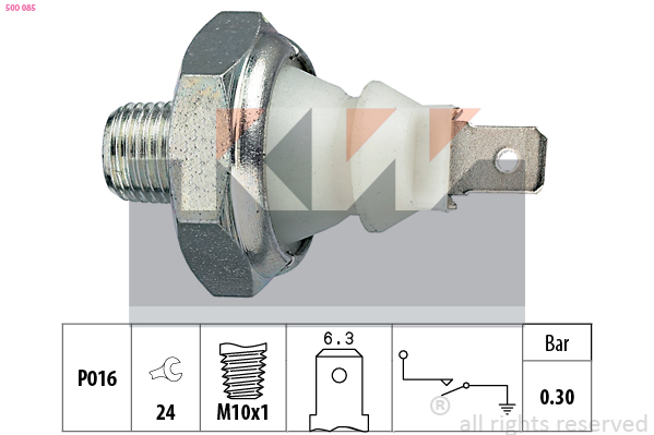 Oliedrukschakelaar KW 500 085