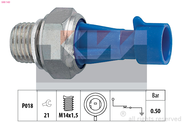 Oliedrukschakelaar KW 500 143