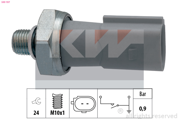 Oliedrukschakelaar KW 500 197