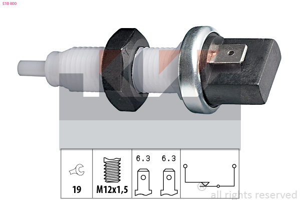 Remlichtschakelaar KW 510 000