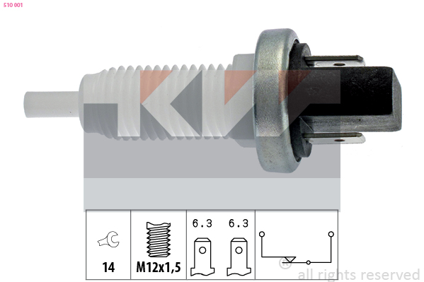 Remlichtschakelaar KW 510 001