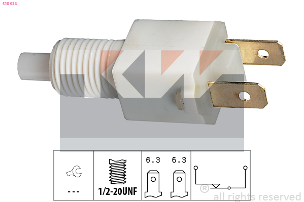 Remlichtschakelaar KW 510 034