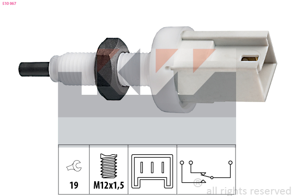 Remlichtschakelaar KW 510 067